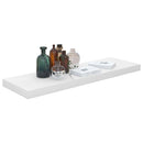 vidaXL magasfényű fehér MDF lebegő fali polc 80 x 23,5 x 3,8 cm