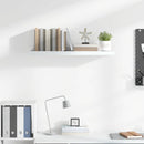 vidaXL magasfényű fehér MDF lebegő fali polc 80 x 23,5 x 3,8 cm