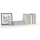 vidaXL magasfényű fehér MDF lebegő fali polc 80 x 23,5 x 3,8 cm