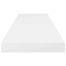 vidaXL magasfényű fehér MDF lebegő fali polc 80 x 23,5 x 3,8 cm