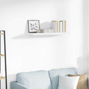 vidaXL magasfényű fehér MDF lebegő fali polc 80 x 23,5 x 3,8 cm