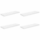 vidaXL 2 db magasfényű fehér MDF lebegő fali polc 80 x 23,5 x 3,8 cm