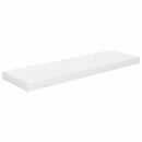 vidaXL 2 db magasfényű fehér MDF lebegő fali polc 80 x 23,5 x 3,8 cm