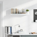 vidaXL magasfényű fehér MDF lebegő fali polc 90 x 23,5 x 3,8 cm