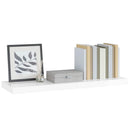 vidaXL magasfényű fehér MDF lebegő fali polc 90 x 23,5 x 3,8 cm