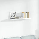 vidaXL magasfényű fehér MDF lebegő fali polc 90 x 23,5 x 3,8 cm