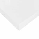 vidaXL magasfényű fehér MDF lebegő fali polc 120 x 23,5 x 3,8 cm