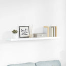 vidaXL magasfényű fehér MDF lebegő fali polc 120 x 23,5 x 3,8 cm