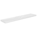 vidaXL 2 db magasfényű fehér MDF lebegő fali polc 120 x 23,5 x 3,8 cm