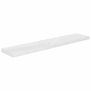 vidaXL 4 db magasfényű fehér MDF lebegő fali polc 120 x 23,5 x 3,8 cm