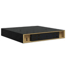 vidaXL magasfényű fekete MDF lebegő fali polc 23 x 23,5 x 3,8 cm