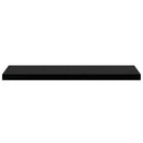 vidaXL 4 db magasfényű fekete MDF fali polc 90 x 23,5 x 3,8 cm