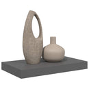 vidaXL magasfényű szürke MDF lebegő fali polc 40 x 23,5 x 3,8 cm