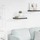 vidaXL magasfényű szürke MDF lebegő fali polc 40 x 23,5 x 3,8 cm