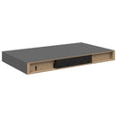 vidaXL magasfényű szürke MDF lebegő fali polc 40 x 23,5 x 3,8 cm
