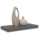 vidaXL magasfényű szürke MDF lebegő fali polc 50 x 23,5 x 3,8 cm