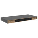 vidaXL 4 db magasfényű szürke MDF lebegő fali polc 50 x 23,5 x 3,8 cm