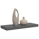 vidaXL magasfényű szürke MDF lebegő fali polc 60 x 23,5 x 3,8 cm