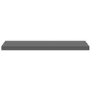vidaXL 4 db magasfényű szürke MDF lebegő fali polc 90 x 23,5 x 3,8 cm