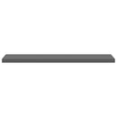 vidaXL 4 db magasfényű szürke MDF lebegő fali polc 120 x 23,5 x 3,8 cm