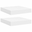 vidaXL 2 db fehér MDF lebegő fali polc 23 x 23,5 x 3,8 cm
