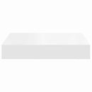 vidaXL 2 db fehér MDF lebegő fali polc 23 x 23,5 x 3,8 cm