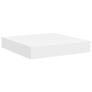 vidaXL 4 db fehér MDF lebegő fali polc 23 x 23,5 x 3,8 cm