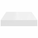 vidaXL fehér MDF lebegő fali polc 40 x 23,5 x 3,8 cm