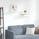 vidaXL 2 db fehér MDF lebegő fali polc 40 x 23,5 x 3,8 cm