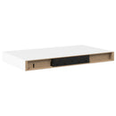 vidaXL 2 db fehér MDF lebegő fali polc 40 x 23,5 x 3,8 cm