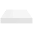 vidaXL fehér MDF lebegő fali polc 50 x 23,5 x 3,8 cm