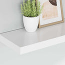 vidaXL 2 db fehér MDF lebegő fali polc 50 x 23,5 x 3,8 cm