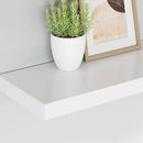 vidaXL 4 db fehér MDF fali polc 50 x 23,5 x 3,8 cm