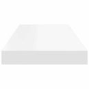 vidaXL fehér MDF lebegő fali polc 60 x 23,5 x 3,8 cm