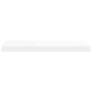 vidaXL 2 db fehér MDF fali polc 60 x 23,5 x 3,8 cm