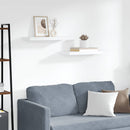 vidaXL 2 db fehér MDF fali polc 60 x 23,5 x 3,8 cm