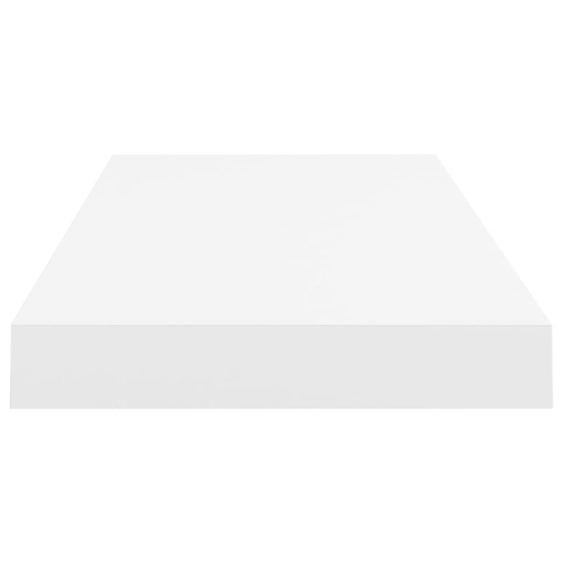 vidaXL 4 db fehér MDF lebegő fali polc 60 x 23,5 x 3,8 cm