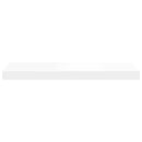 vidaXL 4 db fehér MDF lebegő fali polc 60 x 23,5 x 3,8 cm