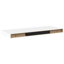 vidaXL 4 db fehér MDF lebegő fali polc 60 x 23,5 x 3,8 cm