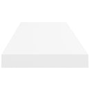 vidaXL 2 db fehér MDF lebegő fali polc 80 x 23,5 x 3,8 cm