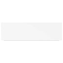 vidaXL 2 db fehér MDF lebegő fali polc 80 x 23,5 x 3,8 cm