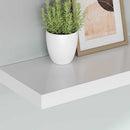 vidaXL 4 db fehér MDF lebegő fali polc 80 x 23,5 x 3,8 cm
