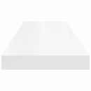 vidaXL 4 db fehér MDF lebegő fali polc 80 x 23,5 x 3,8 cm