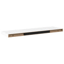 vidaXL 4 db fehér MDF lebegő fali polc 80 x 23,5 x 3,8 cm