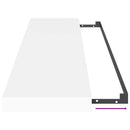 vidaXL fehér MDF lebegő fali polc 90 x 23,5 x 3,8 cm