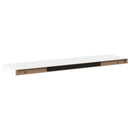 vidaXL 2 db fehér MDF lebegő fali polc 90 x 23,5 x 3,8 cm