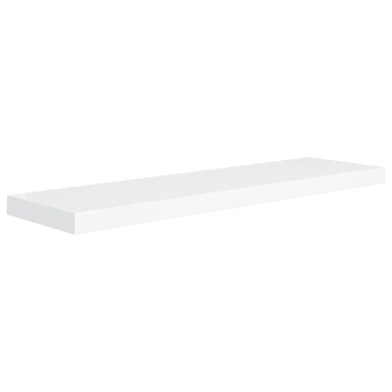 vidaXL 4 db fehér MDF lebegő fali polc 90 x 23,5 x 3,8 cm