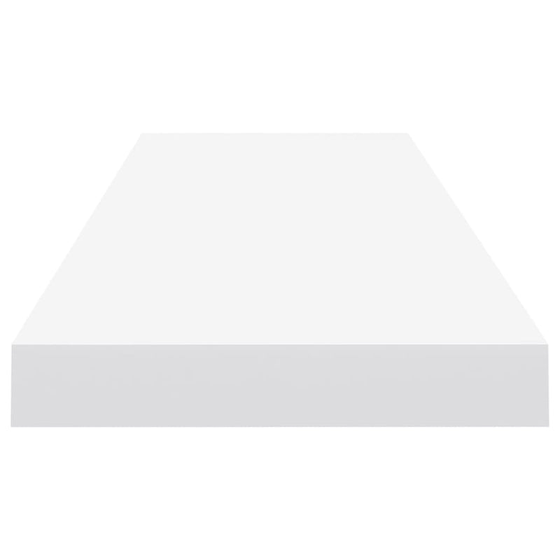 vidaXL 4 db fehér MDF lebegő fali polc 90 x 23,5 x 3,8 cm