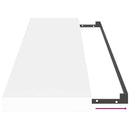 vidaXL 4 db fehér MDF lebegő fali polc 90 x 23,5 x 3,8 cm