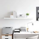vidaXL fehér MDF lebegő fali polc 120 x 23,5 x 3,8 cm